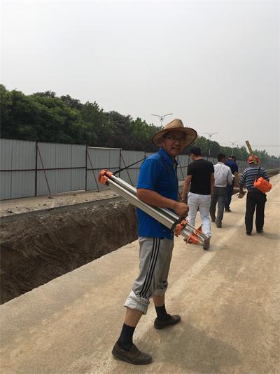 工程施工我們不懼寒暑