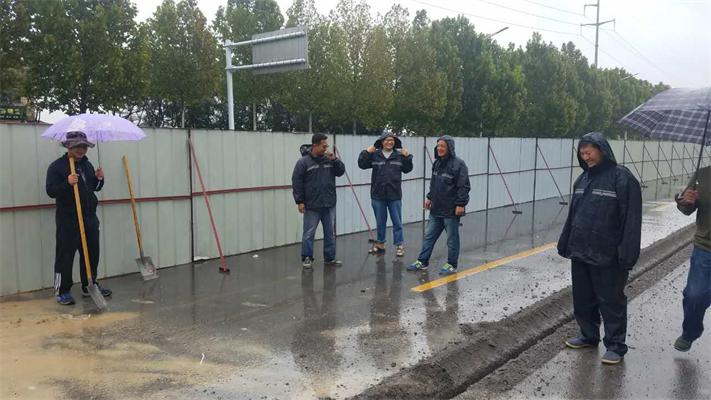 工程施工我們不懼寒暑